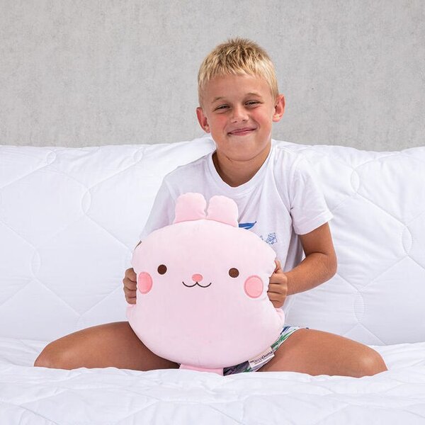 Detský tvarovateľný squish vankúšik KRÁLIČEK 40 cm