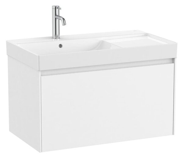 Kúpeľňová skrinka s umývadlom Roca ONA 80x50,5x46 cm biela mat ONA801ZBML