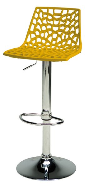 Stima Plastová barová stolička SPIDER Odtieň: Giallo - Žltá