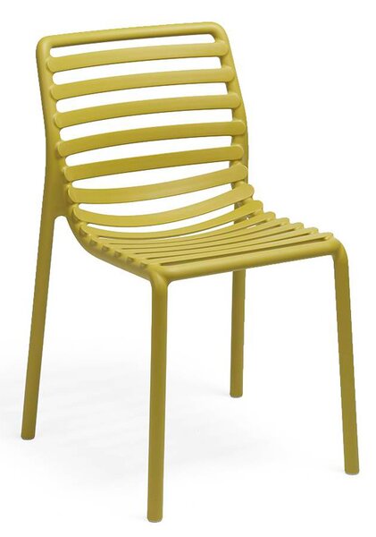 Stima plastová venkovní stolička DOGA Odtieň: Pera - žltá