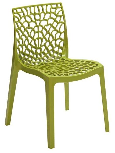 Stima Plastová stolička GRUVYER Odtieň: Verde Anice - zelená