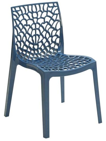 Stima Plastová stolička GRUVYER Odtieň: Modrá - Blu