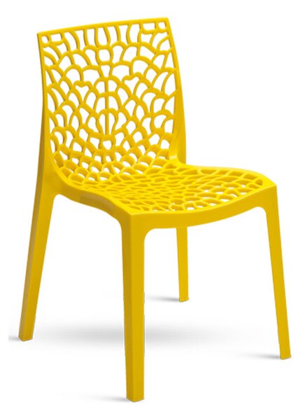 Stima Plastová stolička GRUVYER Odtieň: Giallo - Žltá