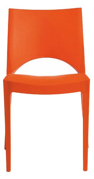Stima Plastová stolička PARIS Odtieň: Arancio - Oranžová