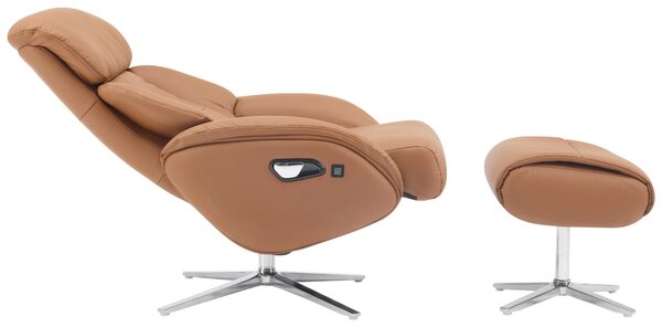 MASÁŽNE KRESLO, textil, koža, hnedá Livetastic - Kreslá, Online Only