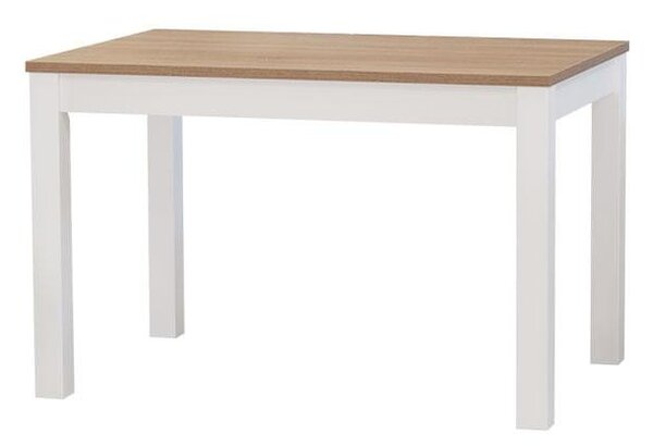 Stima Stôl CASA mia VARIANT Odtieň: Dub Gladstone, Odtieň nôh: Biela, Rozmer: 120 x 80 cm