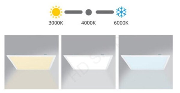 Ecolite stmievateľný CCT LED panel s DO 600x600mm (LED-GPL44-40/BI/CCT)