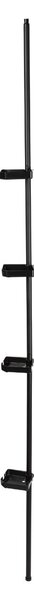 Wenko Teleskopický sprchový regál XXL (čierna) (100360528)