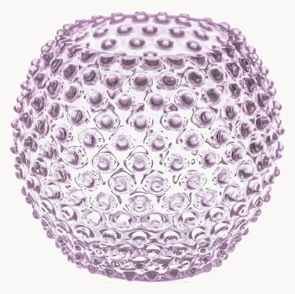 Ručne vyrobená váza Hobnail Globe, V 17 cm