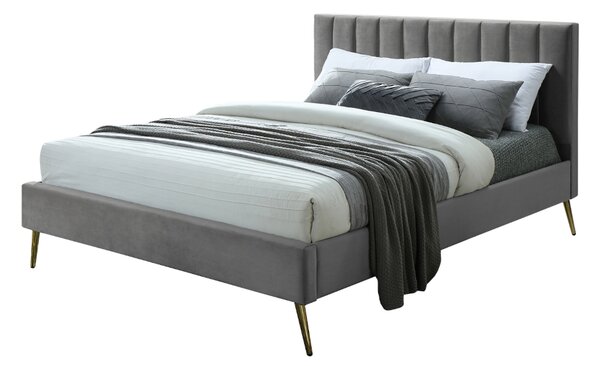 Čalúnená posteľ BRAVIA, 160x200, sivá