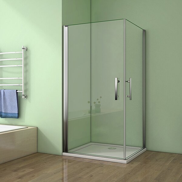 Sprchovací kút MELODY A108 100x80 cm s dvoma jednokrídlovými dverami vrátane sprchovej vaničky