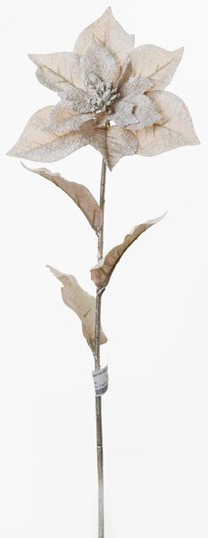 Poinsetia staroružová umelý kvet 65cm