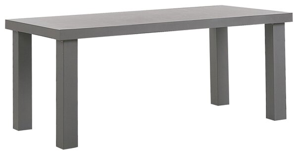 Záhradný jedálenský stôl sivý betónový 180 x 90 cm pre 6 osôb moderný industriálny štýl