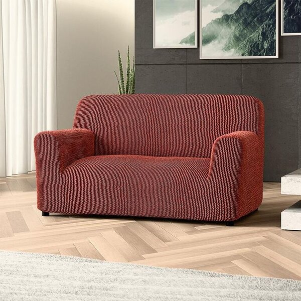 Bielastické poťahy COSTINA medená dvojkreslo (š. 120 - 160 cm)