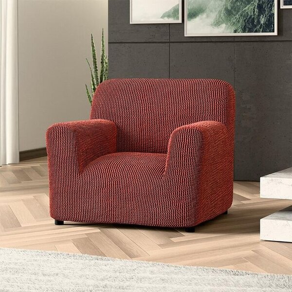 Bielastické poťahy COSTINA medená kreslo (š. 60 - 110 cm)