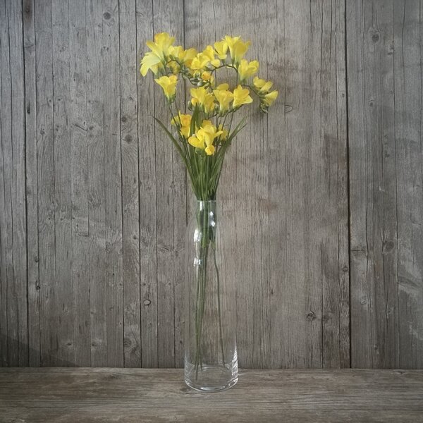 Frézia žltá umelý kvet 70cm