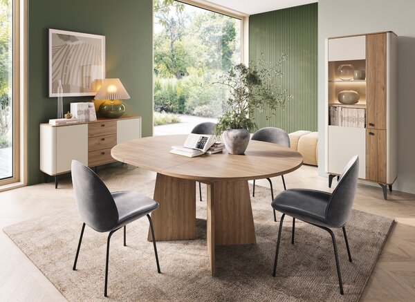 ROZKLADACÍ JEDÁLENSKÝ STÔL RAVELLO ORECH ROYAL 120 - 160 cm