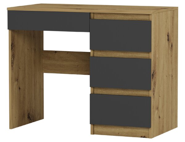 NovýNábytok.sk PC stolík Noxar (artisan + antracit) (P). Akcia -14%. Vlastná spoľahlivá doprava až k Vám domov. 1151345