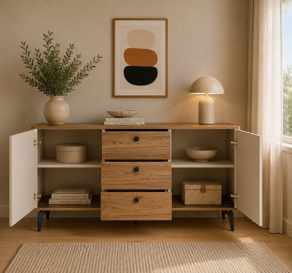 KOMODA RAVELLO KAŠMÍR / ORECH ROYAL 140 cm
