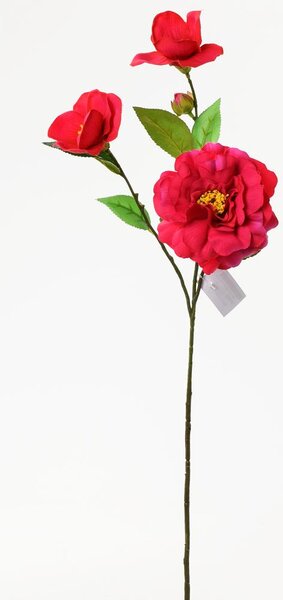 Camélia ružová umelý kvet 60cm