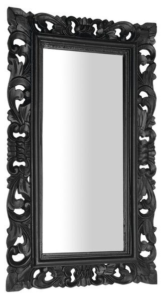 Sapho SAMBLUNG zrkadlo vo vyrezávanom ráme 40x70cm, čierna