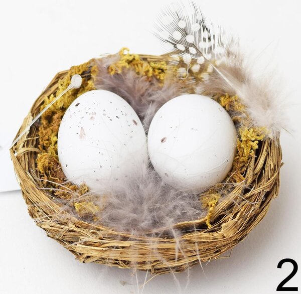 Hniezdo s vajíčkami 8cm mix čislo: 2