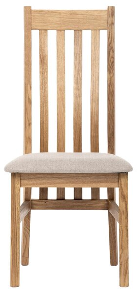 NovýNábytok.sk Jedálenská stolička Cardenal (dub + krémová). Vlastná spoľahlivá doprava až k Vám domov. 1120380