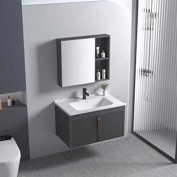 Súprava kúpeľňového nábytku s umývadlom Astor 60cm Grey