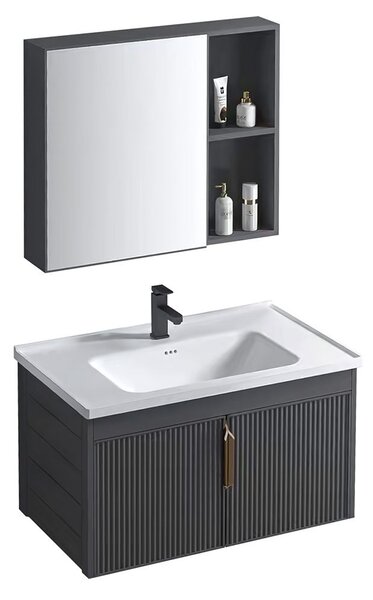 Súprava kúpeľňového nábytku s umývadlom Astor 60cm Grey