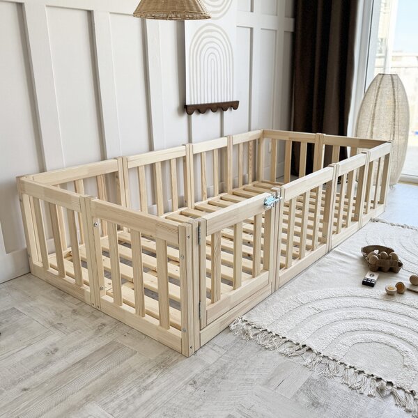 Raj posteli Detska posteľ Modulo 180x140 prírodné drevo (rýchle dodanie)