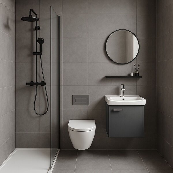 Súprava kúpeľňového nábytku s umývadlom Molly 40cm Grey