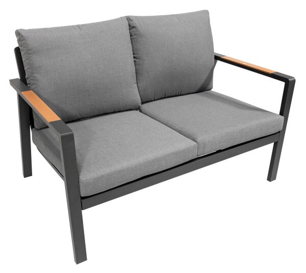 Set záhradného nábytku INDUSTRIAL FRAME 4v1 sivý