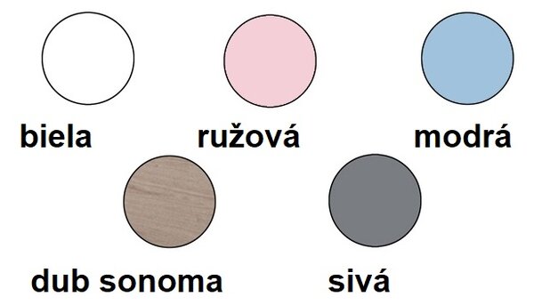 Raj posteli Detská izba SRDCE (výber farieb)