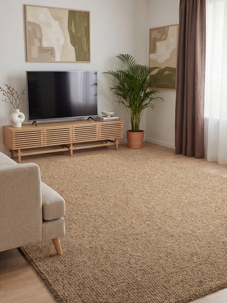 ELLE Decoration, Kusový koberec Wolly Ultra 106227 Caramel z kolekcie Elle, 200x290, hnedá, obývacia izba