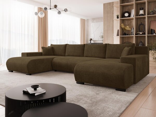 Mirjan24 Rohová sedačka Teromis U, Dostupné poťahy: Flow 06 5903211465642