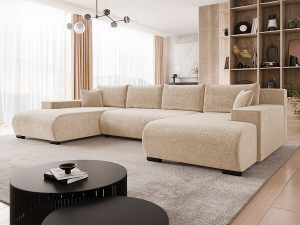 Mirjan24 Rohová sedačka Teromis U, Dostupné poťahy: Flow 06 5903211465642