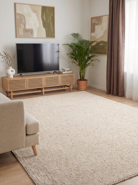 ELLE Decoration , Kusový koberec Wolly Ultra 106228 Cream z kolekcie Elle, 80x150, biela, obývacia izba