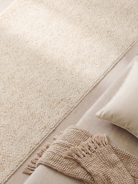 ELLE Decoration, Behúň Wolly Ultra 106228 Cream z kolekcie Elle, 80x240, biela, obývacia izba