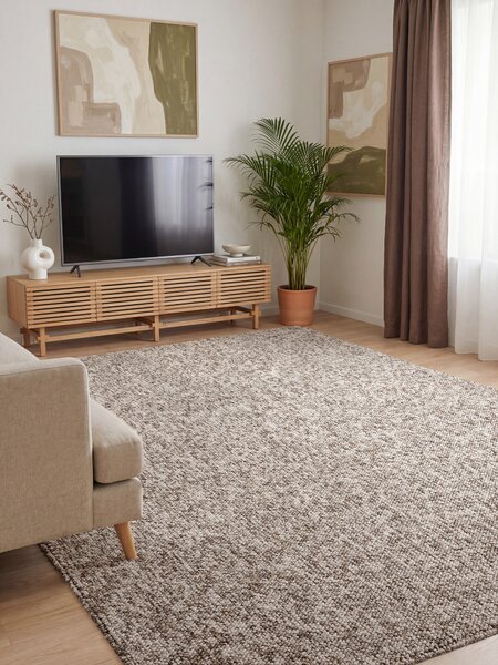 ELLE Decoration , Kusový koberec Wolly Ultra 106229 Taupe z kolekcie Elle, 80x150, hnedá, obývacia izba
