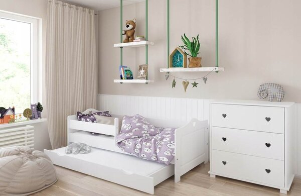 Raj posteli Detská posteľ Emka PW 200x90 cm 200x90 cm biela