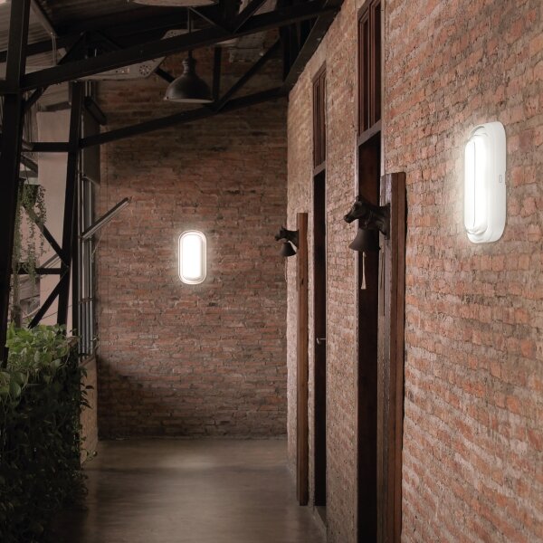 LED Kúp. svietidlo PASTILO LED/10W/230V 2700/4000/6000K IK10 IP54 biela oválny