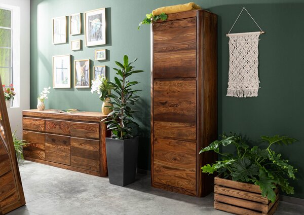 MONTREAL Predsieňová skriňa 70x37x200 cm. orechová voskovaná. palisander