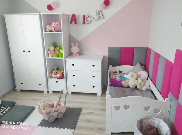 Raj posteli Detská izba SRDCE 2 (výber farieb)