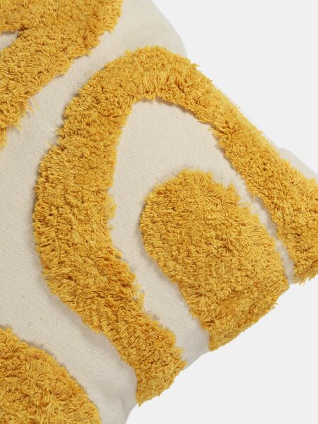 Sinsay - Ozdobný vankúš s textúrovaným vzorom - žltá