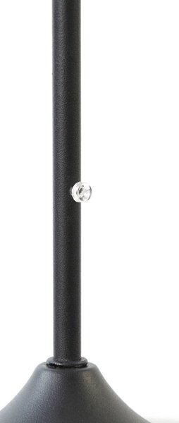 Zelené sklenené závesné svetlo Mayson green and black - Ø 23*18 cm/E27 - Light & Living