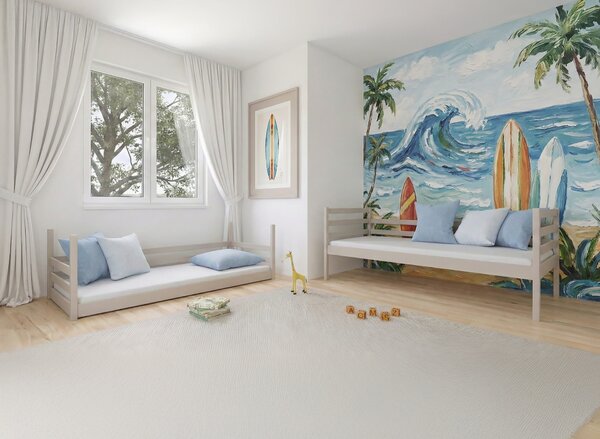 Raj posteli Detská posteľ MIMA LB 25 (výber farieb) 160x80 cm, 180x80 cm, 190x90 cm, 200x80 cm, 200x90 cm grafitová, kašmírová, olivová, biela, prírodná, sivá