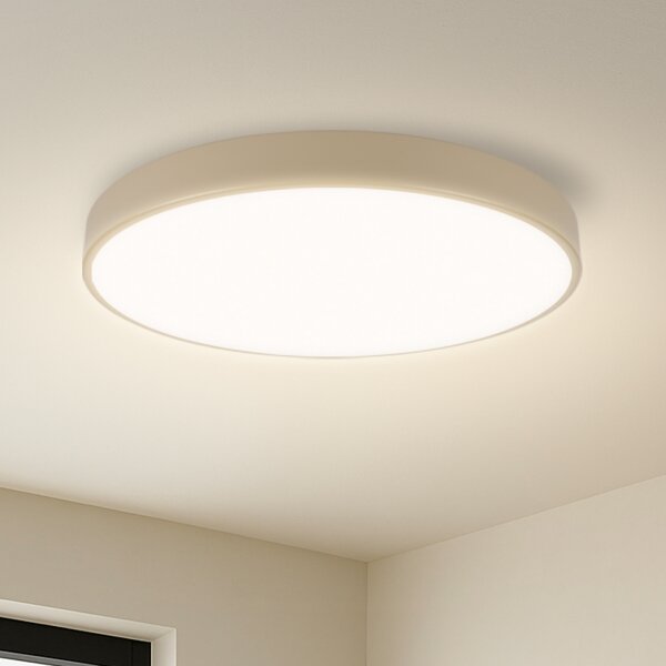 Brilagi - LED stmievateľné svietidlo POOL SMART LED/60W/230V priemer 50 cm Wi-Fi Tuya béžové + diaľkové ovládanie