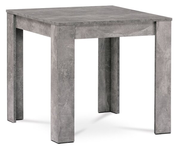 Jedálenský stôl 80x80x74 cm, mdf, lamino dekor betón