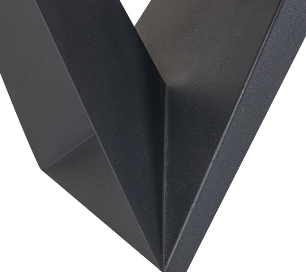 Jedálenský stôl tmavé drevo čierna MDF kov 200 x 100 cm obdĺžnikový tvar pre 6 osôb moderný industriálny štýl kuchyňa jedáleň