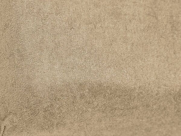 Froté plachta do detskej postieľky cappuccino 60x120 cm